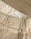 Seuvas Linen Cotton Relaxed Pants - Natural