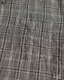 Seuvas Linen Open Collar Shirt - Gray
