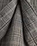 Seuvas Linen Open Collar Shirt - Gray