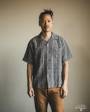 Seuvas Linen Open Collar Shirt - Gray