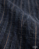 Seuvas Linen Open Collar Shirt - Navy