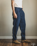 Seuvas - Linen Tapered 2-Tuck Pants - Navy