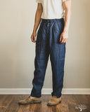 Seuvas - Linen Tapered 2-Tuck Pants - Navy