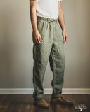 Seuvas - Linen Tapered 2-Tuck Pants - Olive
