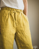 Seuvas - Linen Tapered 2-Tuck Pants - Pagoda