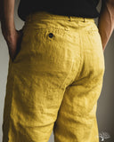 Seuvas - Linen Tapered 2-Tuck Pants - Pagoda