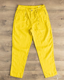 Seuvas - Linen Tapered 2-Tuck Pants - Pagoda