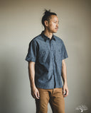 Seuvas Selvedge Chambray Short Sleeve Work Shirt - Indigo