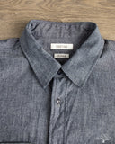 Seuvas Selvedge Chambray Short Sleeve Work Shirt - Indigo