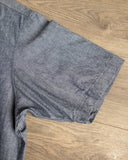 Seuvas Selvedge Chambray Short Sleeve Work Shirt - Indigo