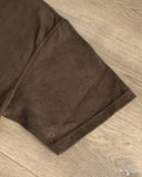 Studio D'Artisan 8198 Amami-Mud Dyed Loopwheel T-Shirt - Dark Brown