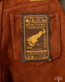 Studio D'Artisan Amami-Mud Dyed Sashiko Pants - Brown