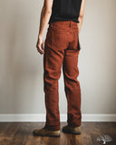 Studio D'Artisan Amami-Mud Dyed Sashiko Pants - Brown