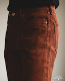 Studio D'Artisan Amami-Mud Dyed Sashiko Pants - Brown