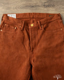 Studio D'Artisan Amami-Mud Dyed Sashiko Pants - Brown