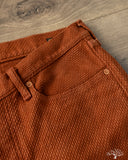 Studio D'Artisan Amami-Mud Dyed Sashiko Pants - Brown