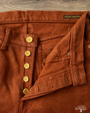 Studio D'Artisan Amami-Mud Dyed Sashiko Pants - Brown