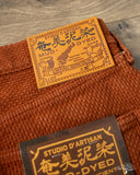 Studio D'Artisan Amami-Mud Dyed Sashiko Pants - Brown