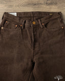 Studio D'Artisan Amami-Mud Dyed Sashiko Pants - Dark Brown