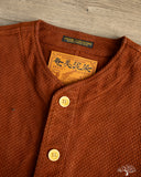 Studio D'Artisan Amami Mud-Dyed Sashiko Vest - Brown