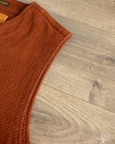 Studio D'Artisan Amami Mud-Dyed Sashiko Vest - Brown