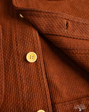 Studio D'Artisan Amami Mud-Dyed Sashiko Vest - Brown