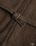 Studio D'Artisan Amami Mud-Dyed Sashiko Vest - Dark Brown