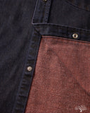 Studio d' Artisan Bengala-Dyed Denim Western Shirt
