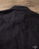 Studio d' Artisan Bengala-Dyed Denim Western Shirt