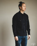Studio D'Artisan Bengala-Dyed Denim Western Shirt