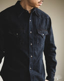 Studio D'Artisan Bengala-Dyed Denim Western Shirt