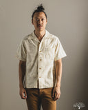 Studio D'Artisan "Choju-Giga" Manga Open Collar Shirt - Ivory
