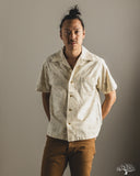Studio D'Artisan "Choju-Giga" Manga Open Collar Shirt - Ivory