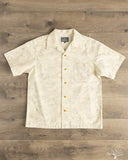 Studio D'Artisan "Choju-Giga" Manga Open Collar Shirt - Ivory
