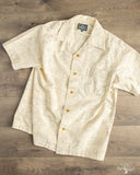 Studio D'Artisan "Choju-Giga" Manga Open Collar Shirt - Ivory