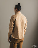 Studio D'Artisan Fox Cotton Work Shirt - Brown