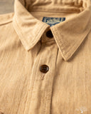 Studio D'Artisan Fox Cotton Work Shirt - Brown