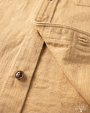 Studio D'Artisan Fox Cotton Work Shirt - Brown