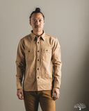 Studio D'Artisan Fox Cotton Work Shirt - Brown