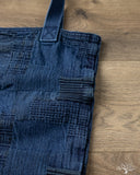 Studio d'Artisan Indigo Jacquard Boro Bag