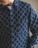 Studio d' Artisan Indigo Sashiko Work Shirt