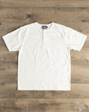 Studio D'Artisan Ishikawadai Tubular Jersey Henley T-Shirt - White