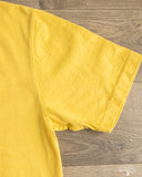 Studio D'Artisan Ishikawadai Tubular Jersey Henley T-Shirt - Yellow