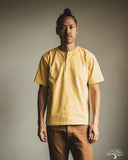 Studio D'Artisan Ishikawadai Tubular Jersey Henley T-Shirt - Yellow