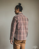 Studio d' Artisan Kakishibu Noragi Sashiko Work Shirt