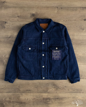 Studio D'Artisan Kasezome Indigo Sashiko Type II Selvedge Jacket