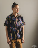 Studio D'Artisan "Palm Climber" Aloha Shirt - Black