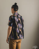 Studio D'Artisan "Palm Climber" Aloha Shirt - Black
