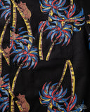 Studio D'Artisan "Palm Climber" Aloha Shirt - Black
