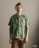 Studio D'Artisan "Palm Climber" Aloha Shirt - Green